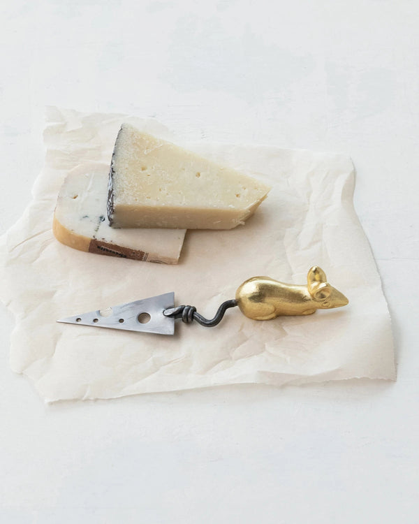 Cheese Knife w/ Cheese Shaped Blade & Mouse Shaped Handle