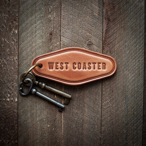 West Coaster | Handmade Leather Keychain