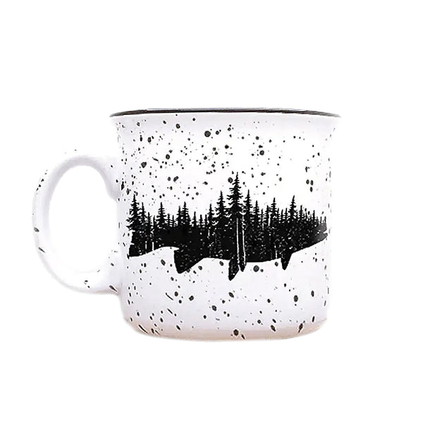 Fish and Forest Campfire Mug