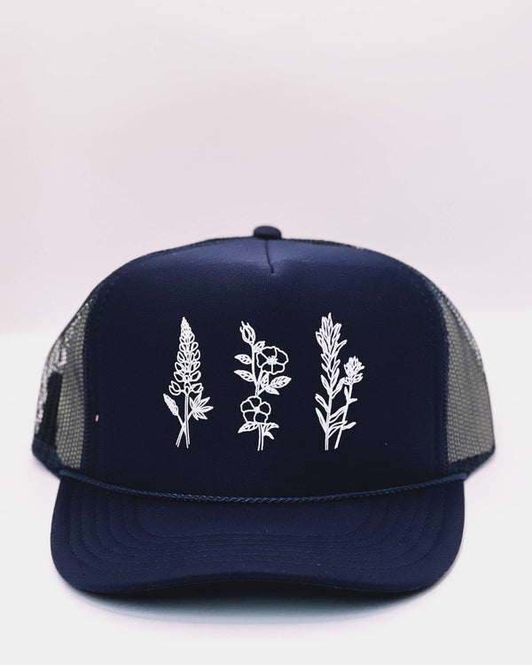 Wildflowers Adult Trucker Hat