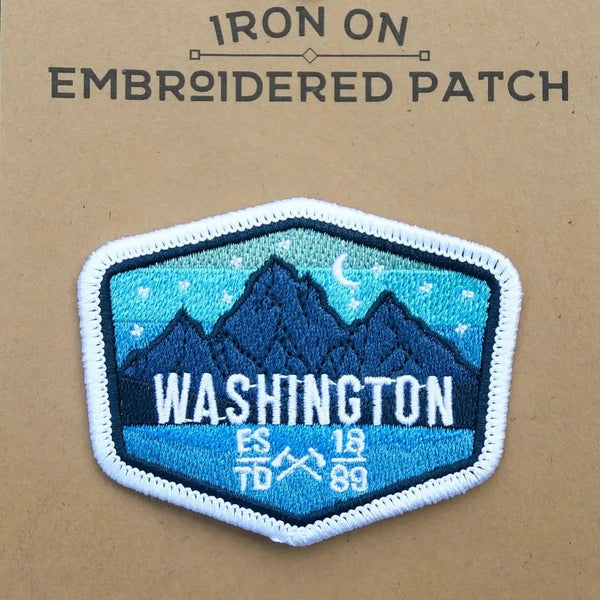 Washington Iron on Patch