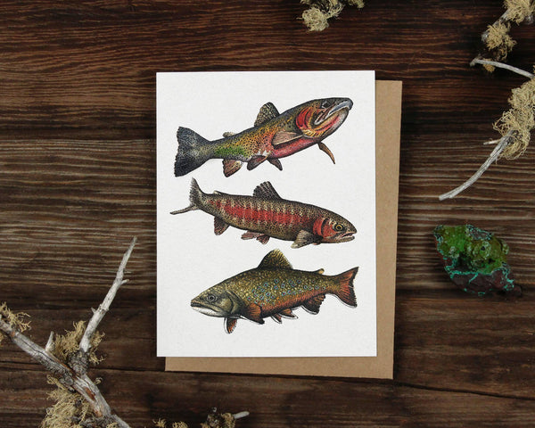 Mountain Trout Greeting Card