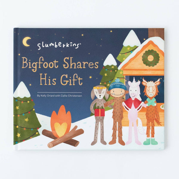 Bigfoot Shares His Gift Holiday Hardcover Book